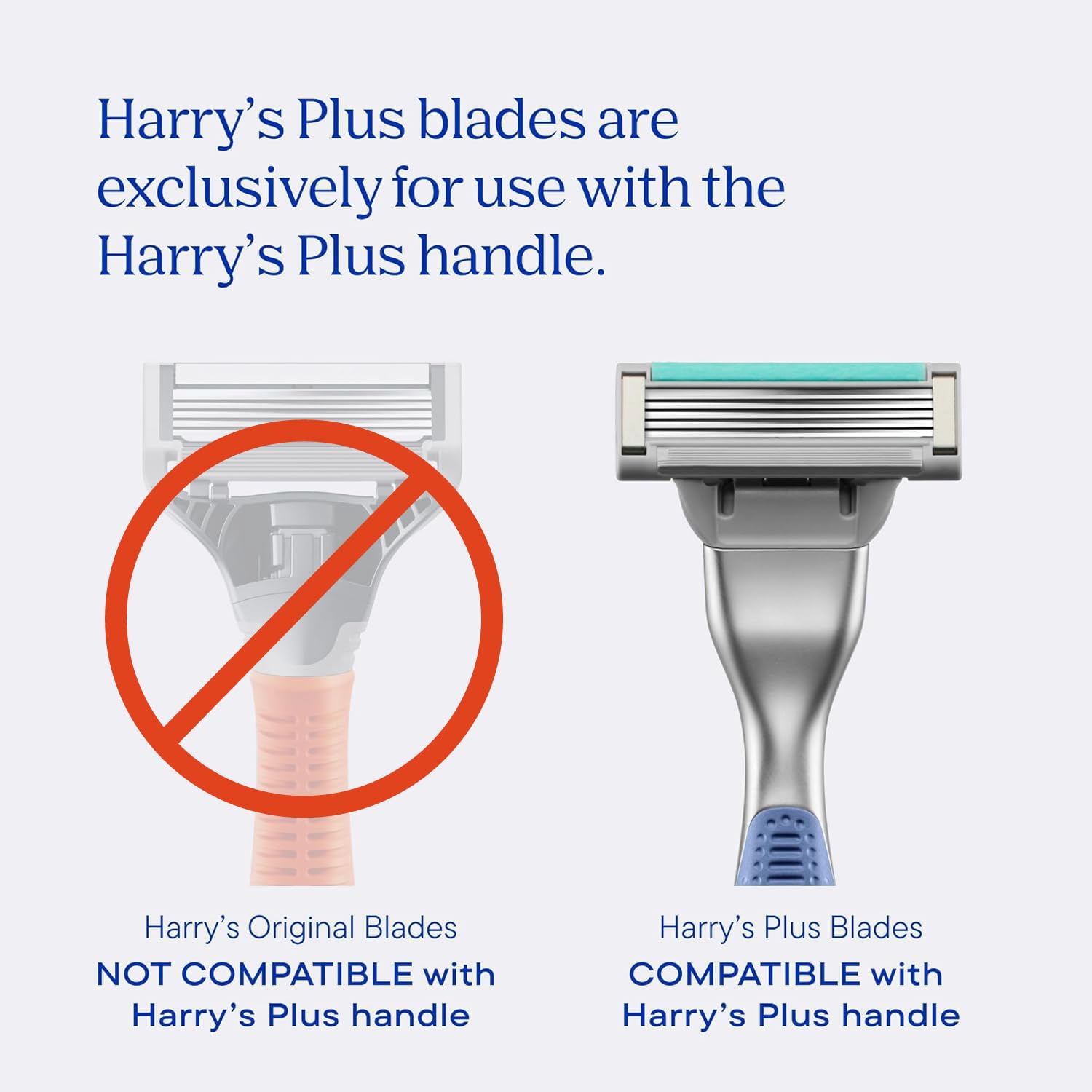 Harry's Plus Trial Shaving Kit for Men - Premium Handle, Razor Blade Cartridge, Foaming Shave Gel, and Travel Blade Cover - Advanced Pivoting System - Onyx - Image 2