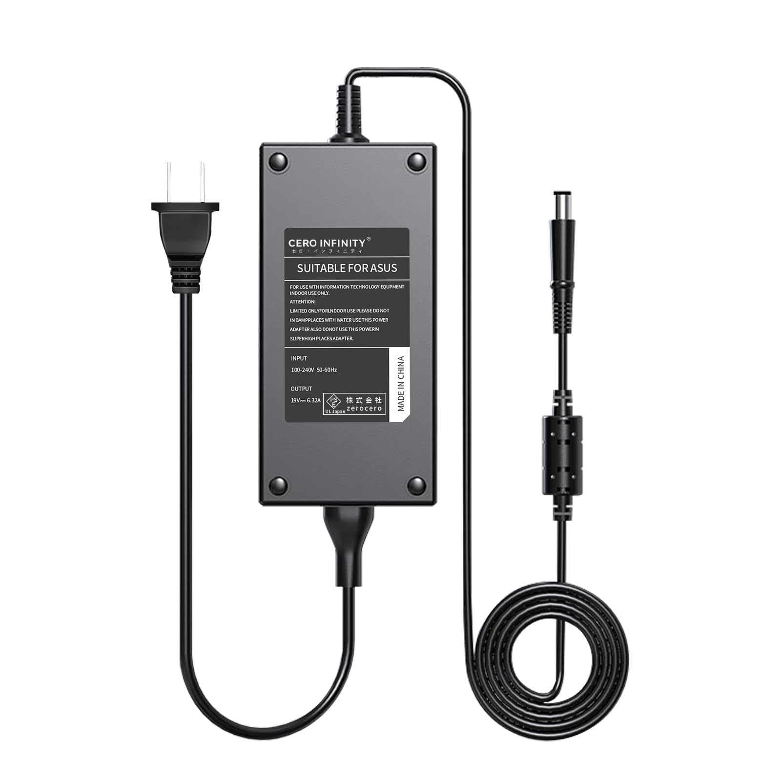 Amazon.co.jp: ASUS対応 19V 6.32A 120W 交換用充電器 ACアダプター