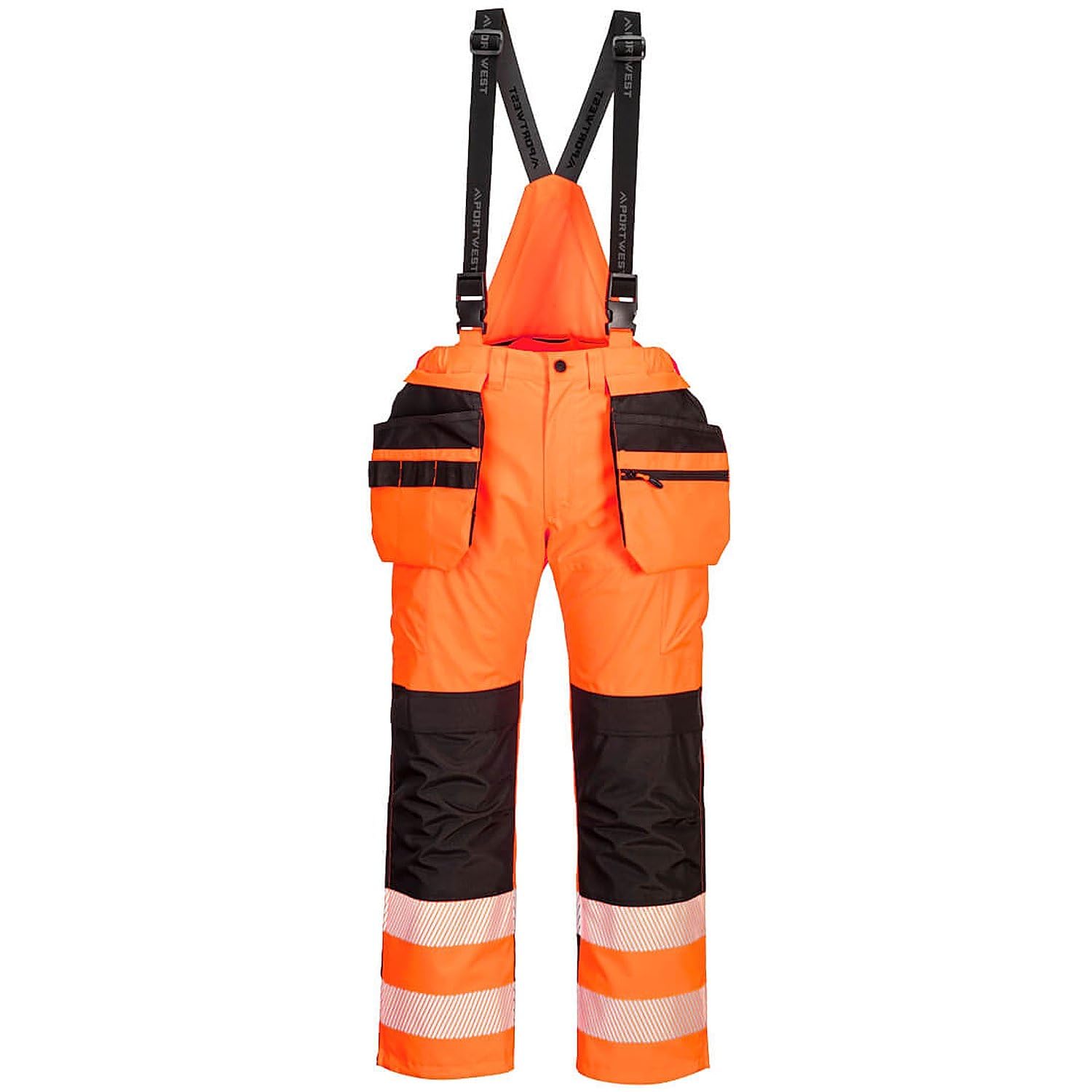 Portwest Pantalón con tirantes desmontables 16 Bolsillos más capacidad A.V PW356