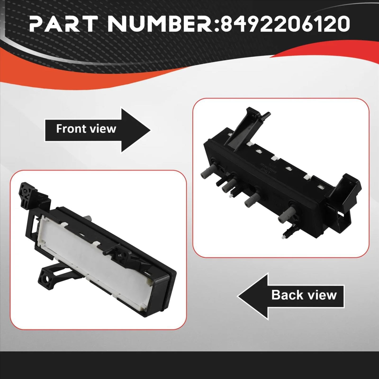 Elektrischer Sitzschalter für Toyota Highlander Camry RAV4 Highlander, linker Fahrersitz, elektrischer Verstellschalter 84922-06120/8492206120