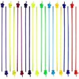 20Pcs Teaching Pointers Reading Pointers Resin Presentation Finger Pointers Mixed Color Sticks for Teachers Aids, Kids of Ages 3+（Random Color）