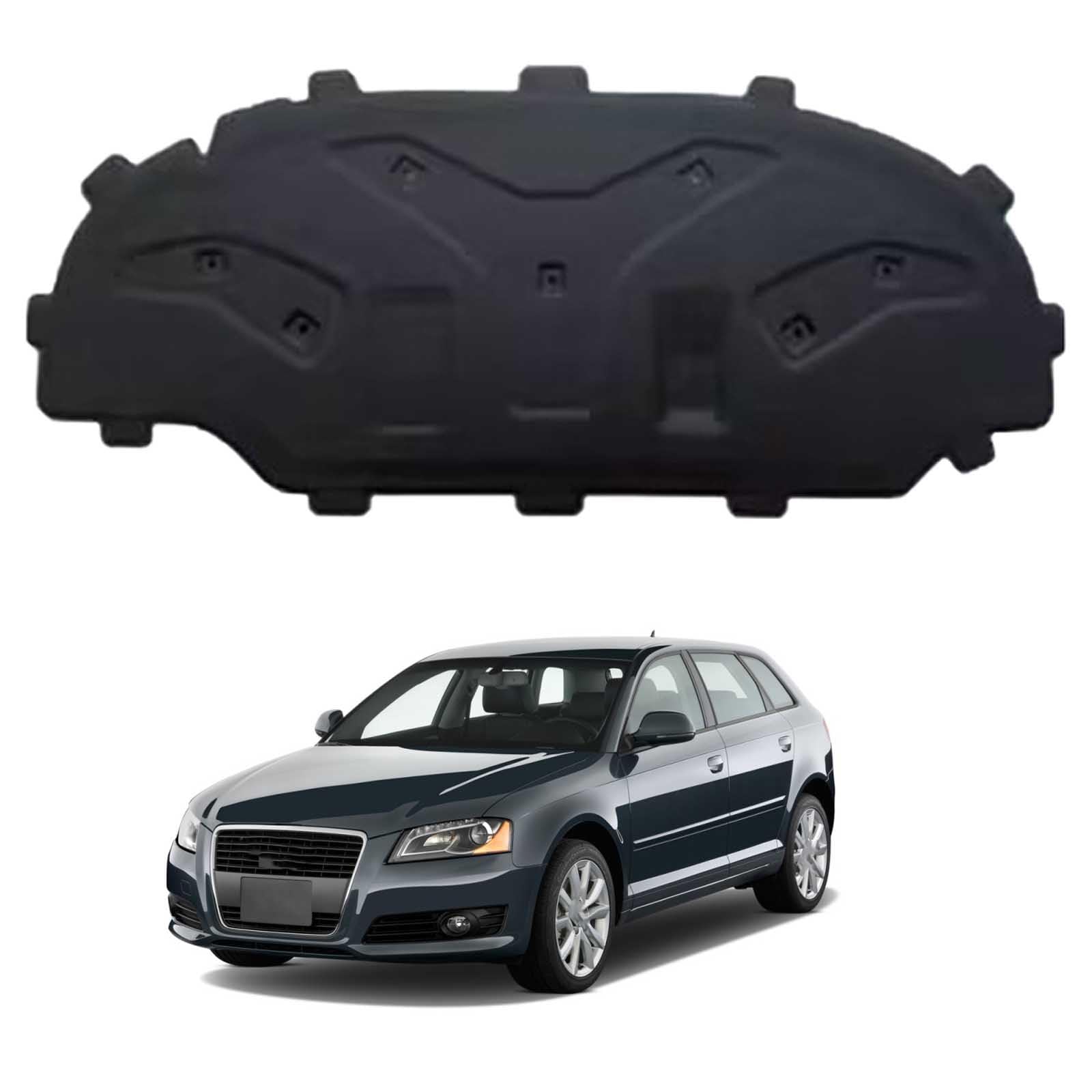 Isolamento Motore Auto per Audi A3 2008-2013 OE: 8P0863825L, Pannello Insonorizzante e Termico in Cotone Fodera Anticalore per Cofano Anteriore