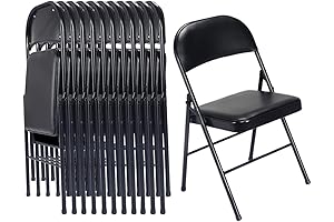 Karl home Folding Chairs 12 Pack: Optimize Space & Comfort