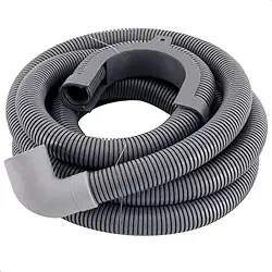 Mangueira de Saída 2 Metros com Suporte para Lavadora Tanquinho Brastemp Electrolux Consul Compatível com Diversos Modelos