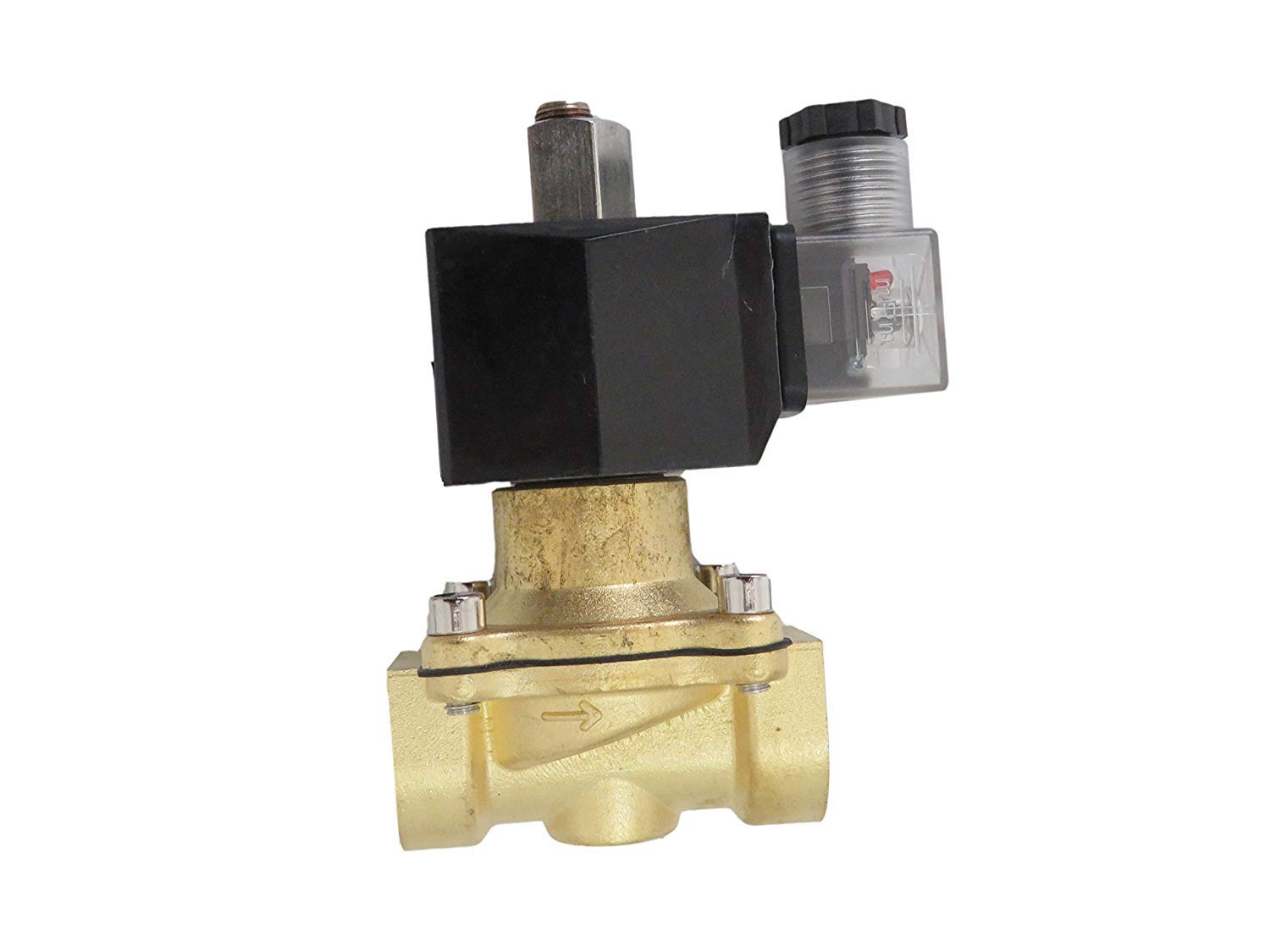 High Performance 3/4 inch Normally Open NO 110V-120V AC VAC Brass Solenoid Valve NPT