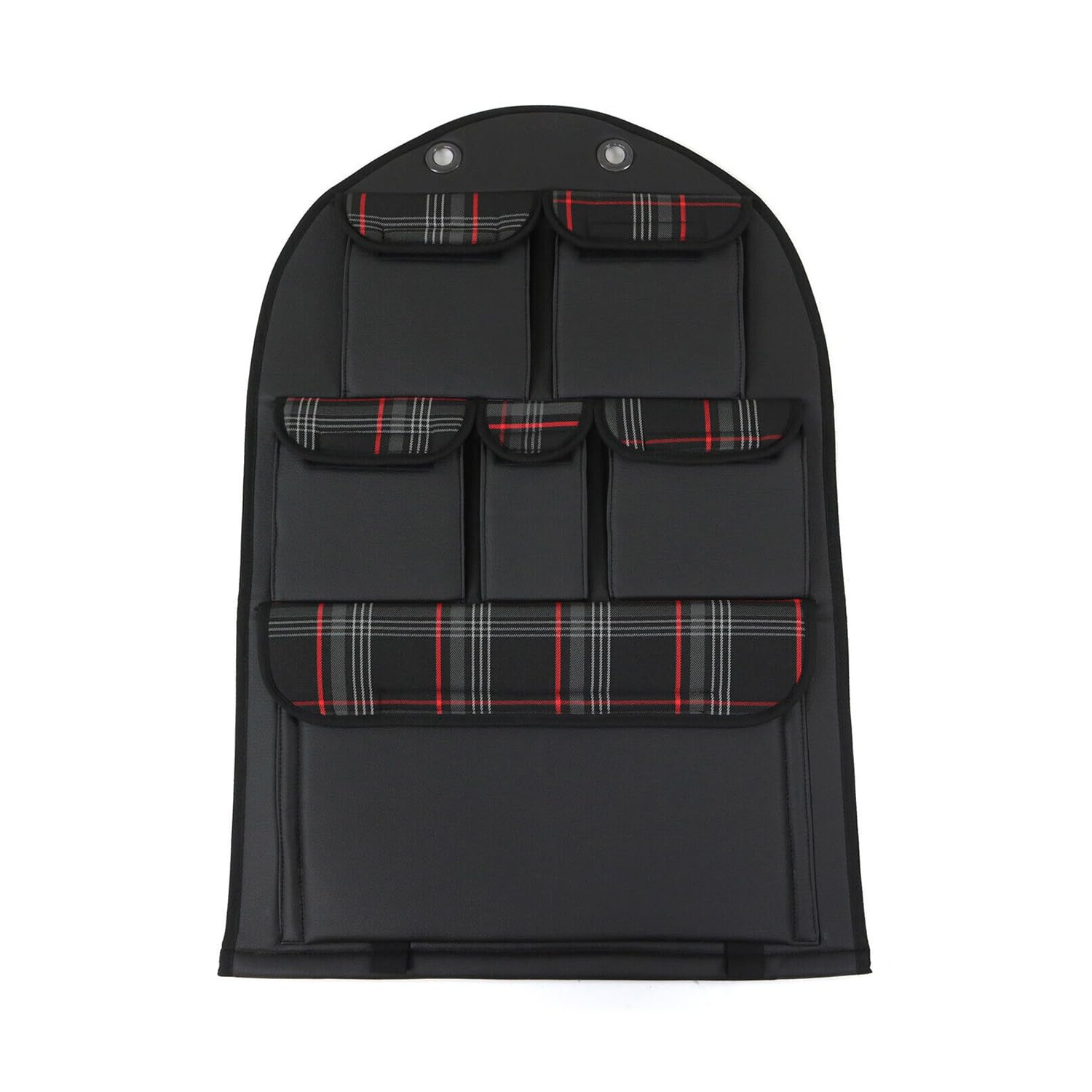 OMAC GmbH Autositz Organizer Rücksitztasche kompatybilny z T5 2003-2015 | Organizer z Tasche Rücksitzschoner do Autos | Autositzschoner z Rücklehnenschutz (Czerwony)