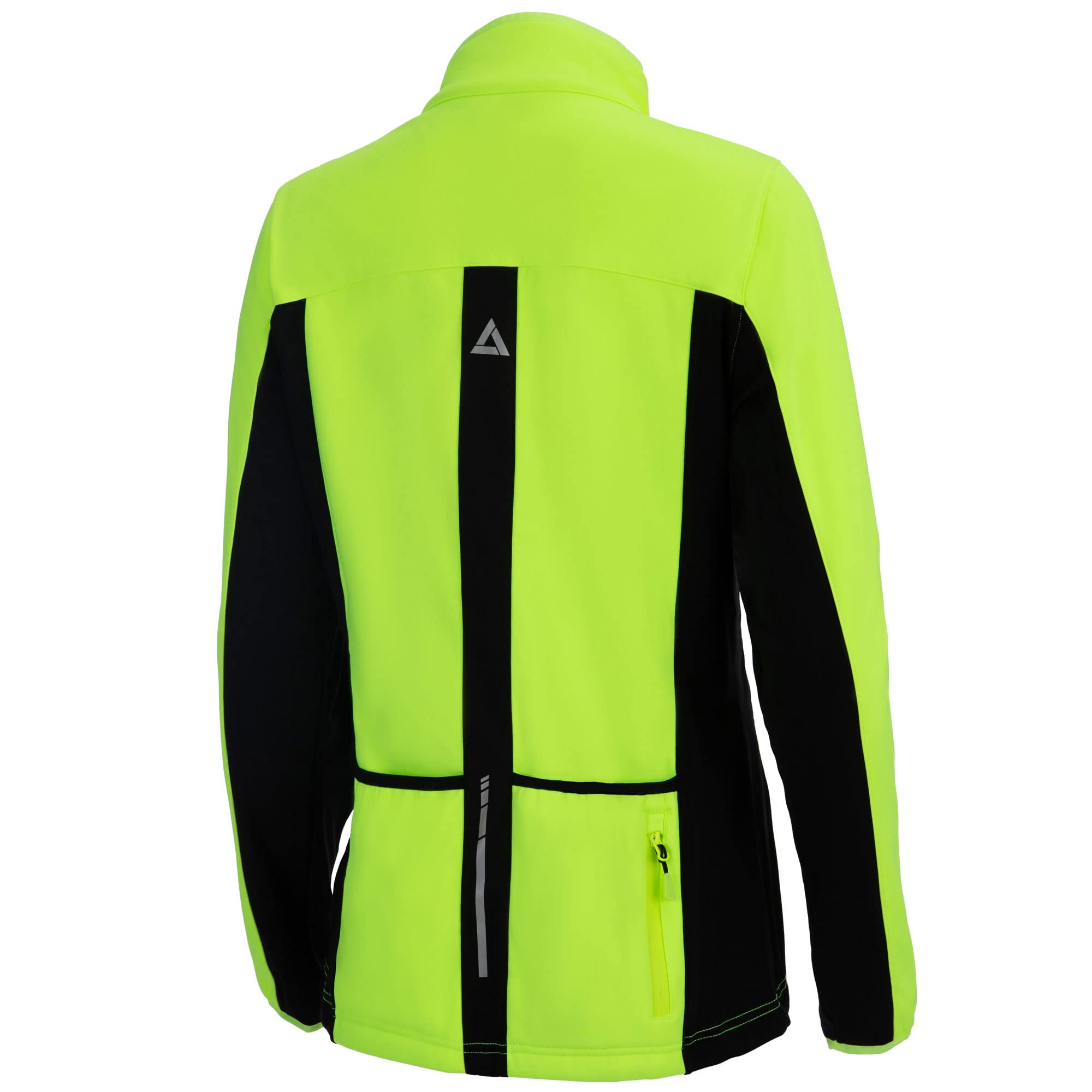 Airtracks Damen Winter Fahrradjacke Pro Line II - Softshell Thermo Radjacke - Windstopper Winddicht Wasserabweisend