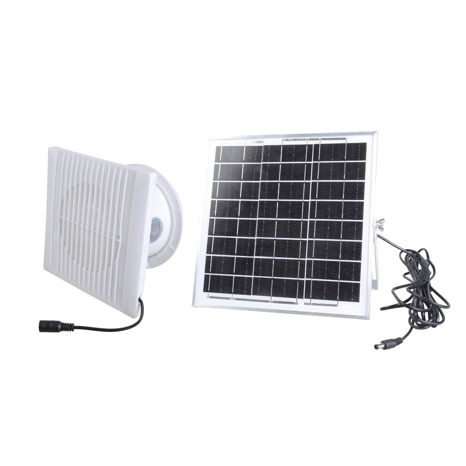 8W Solar Operated 4 Inch Exhaust Fan for Outdoor Ventilation in Coops Greenhouses Bathrooms Friendly Solar Blower Fan