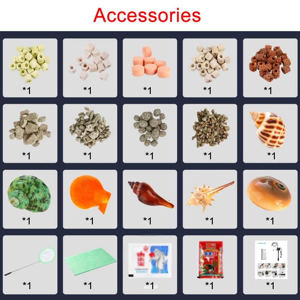 Kit de Acuario Escritorio Vidrio