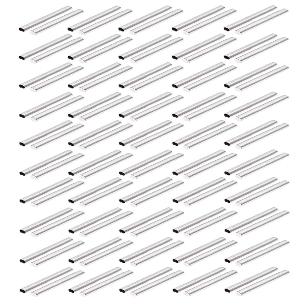 100PCS Temperature Sensor PT100 DS18B20 Temperature Sensor Stainless Steel casing Blind Pipe Sleeve (6X50mm)