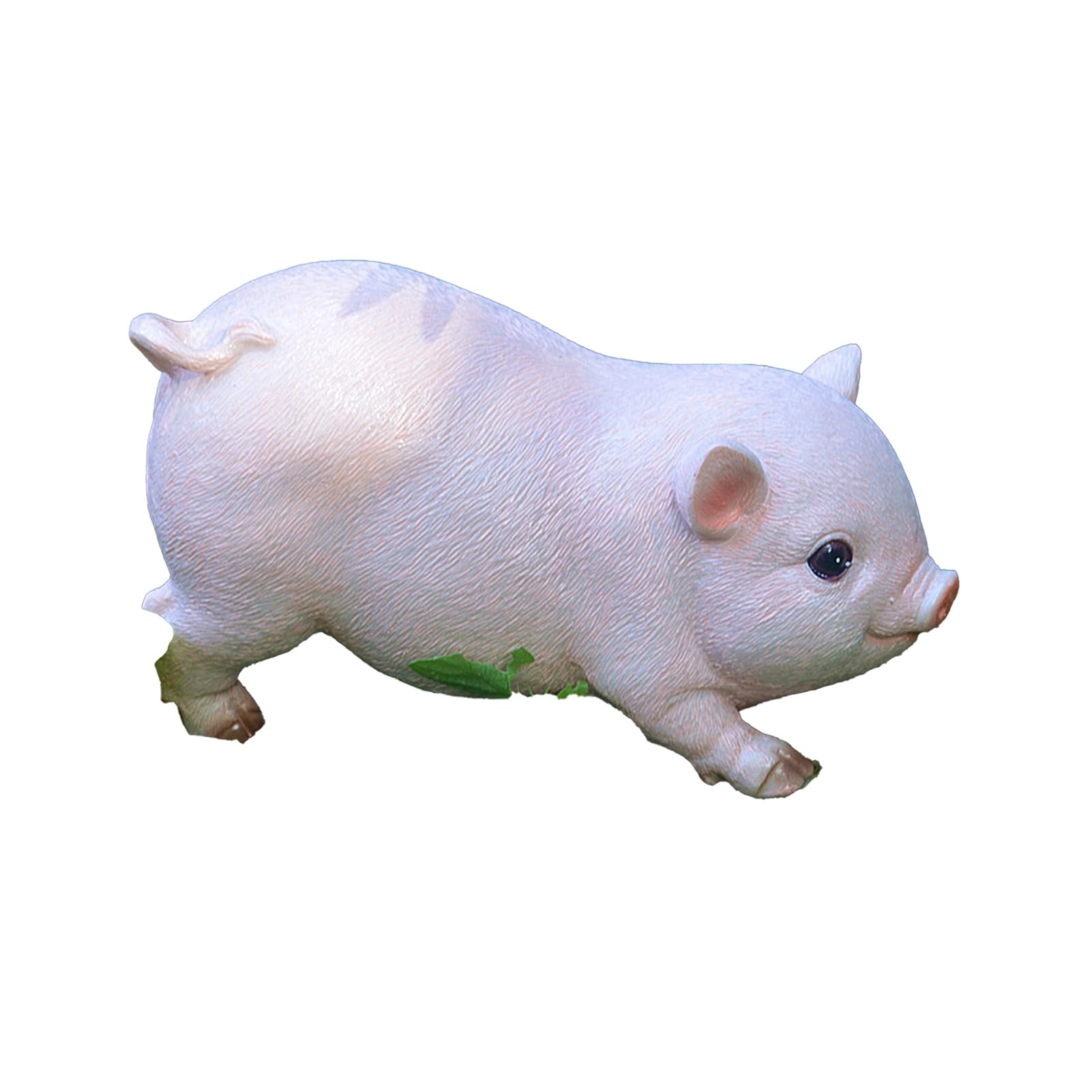 matumou Garden Pig Statue, Outdoor Resin Piggy Ornament, Cute Piglet Sculpture, Farmhouse Decoration for Yard Lawn Patio
