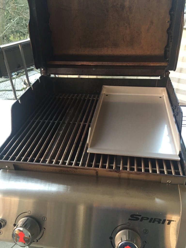 Edelstahl Plancha/Griddle-Plate/Bratplatte/Burger Platte (480 x 310 mm)