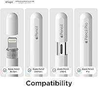 Vista 2 de elago Grip [2 unidades] Compatible con Apple Pencil Pro, Apple Pencil de 1ª generación, Apple Pencil de 2ª generación y Apple Pencil USB-C