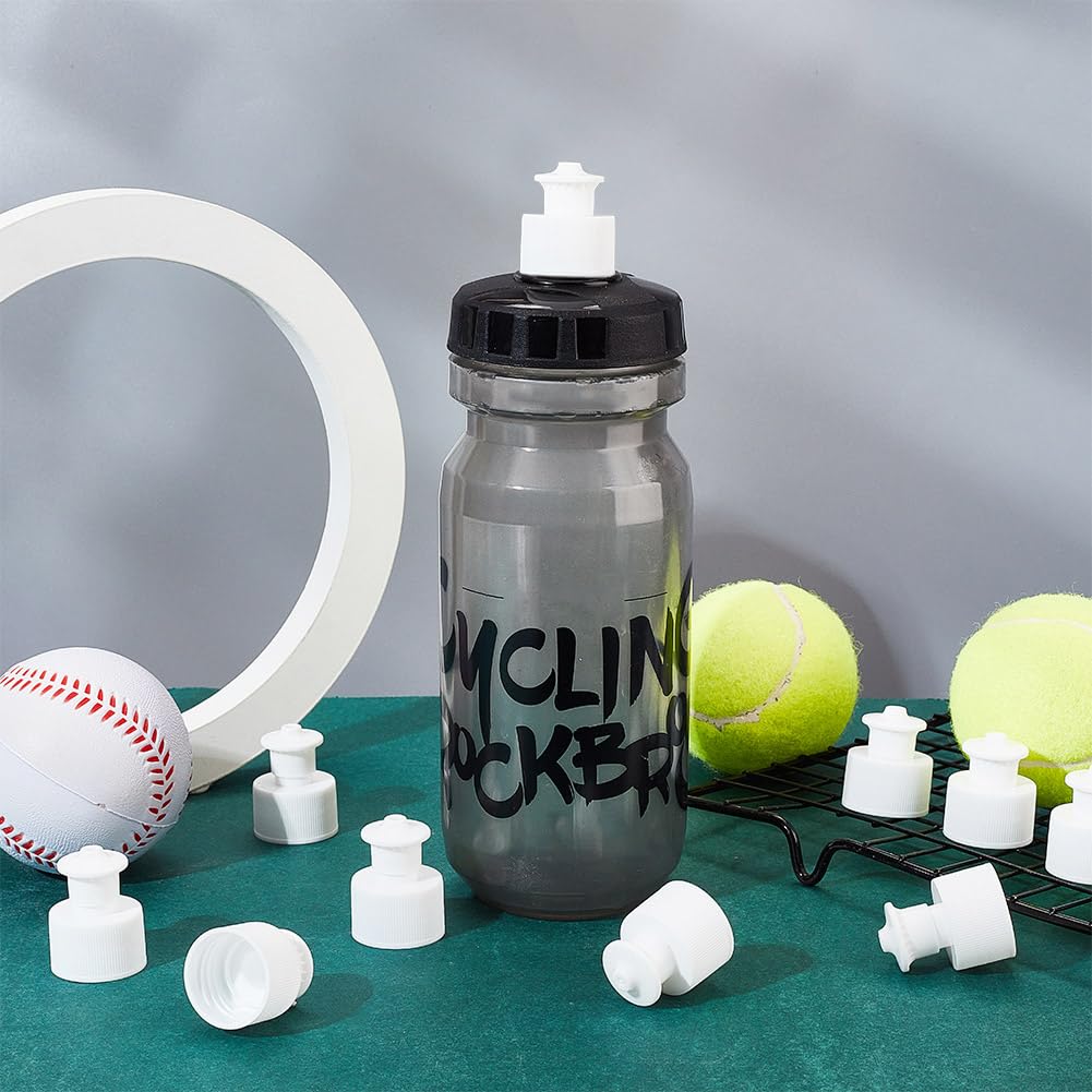 Healifty Tappi per bottiglie in plastica, 100 coperchi per bottiglie da 30 mm, coperchi per contenitori per fai da te per lo sviluppo dell'intelligenza dei bambini