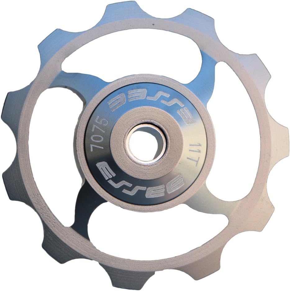 GANOPPER Pack Of Two AL7075 Bike Ceramic Bearing Pulley Rear Derailleur 11T Road Bike Guide Roller Idler 4mm 5mm 6mm Jockey Wheel Bike Part For Shimano Sram