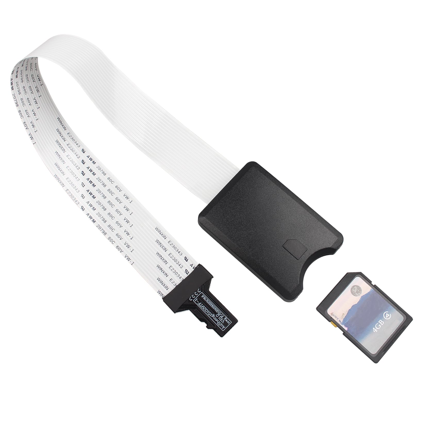 Cavo Prolunga Flessibile Per Scheda Micro SD A SD 60cm | Adattatore TF Per GPS Auto