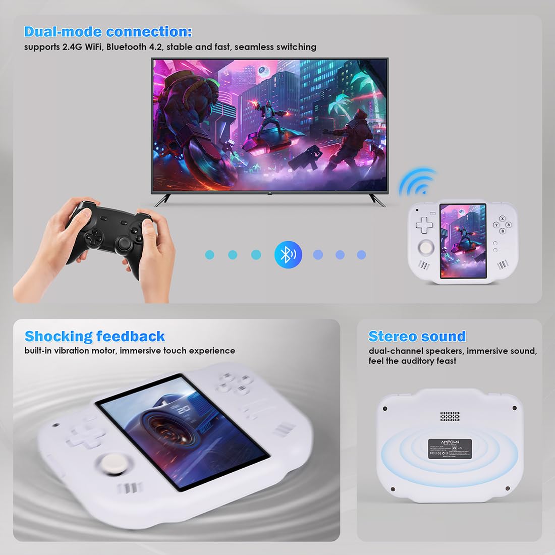 Amazon | Kafoopolly MagicX Zero 40 ゲーム機 レトロ ポータブル 垂直