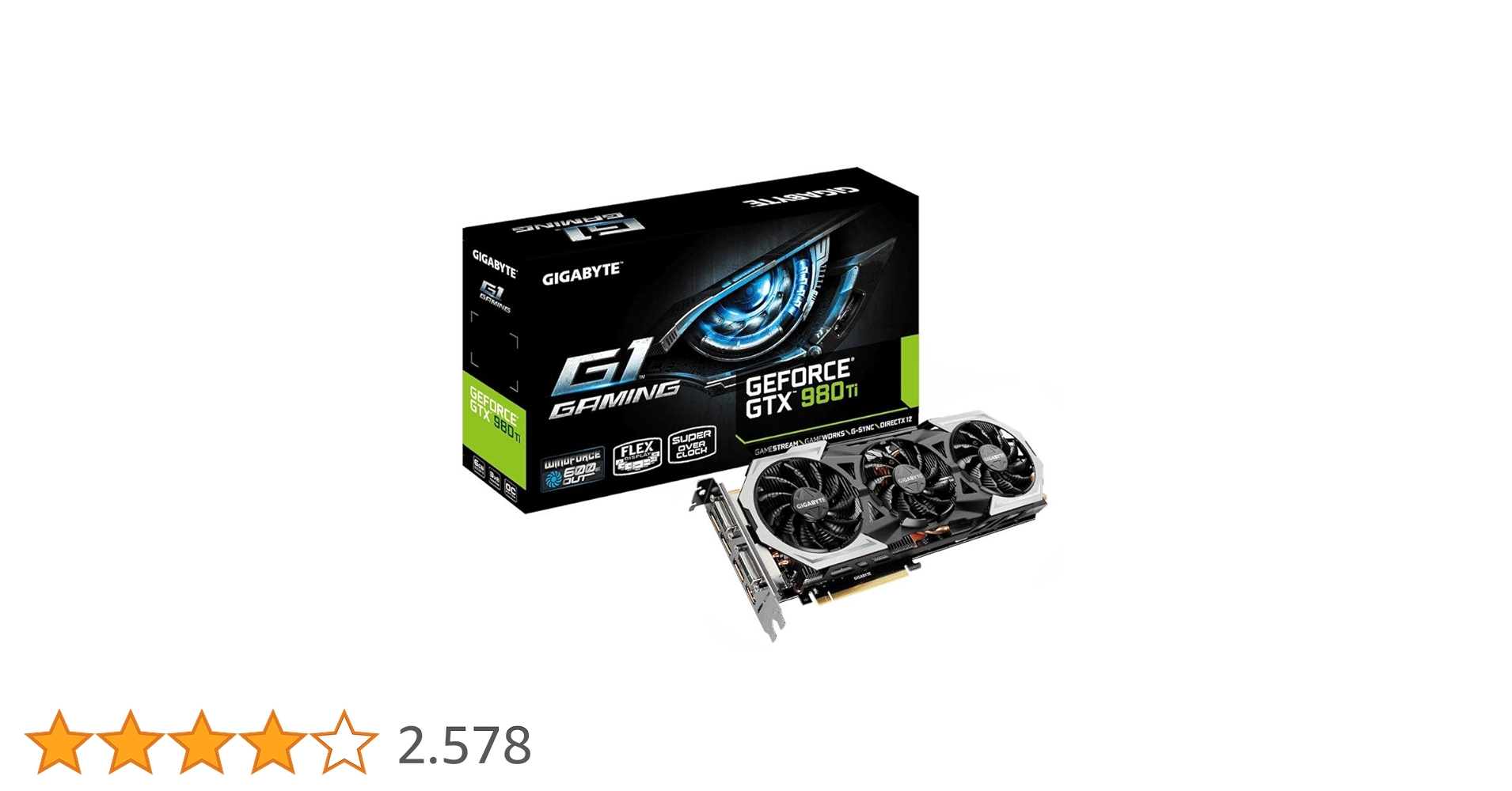 Geforce GTX980Ti搭載GV-N98TG1 GAMING-6GD GV-N980G1 GAMING-4GD (rev. 1.0/1.1) Overview | Graphics Card