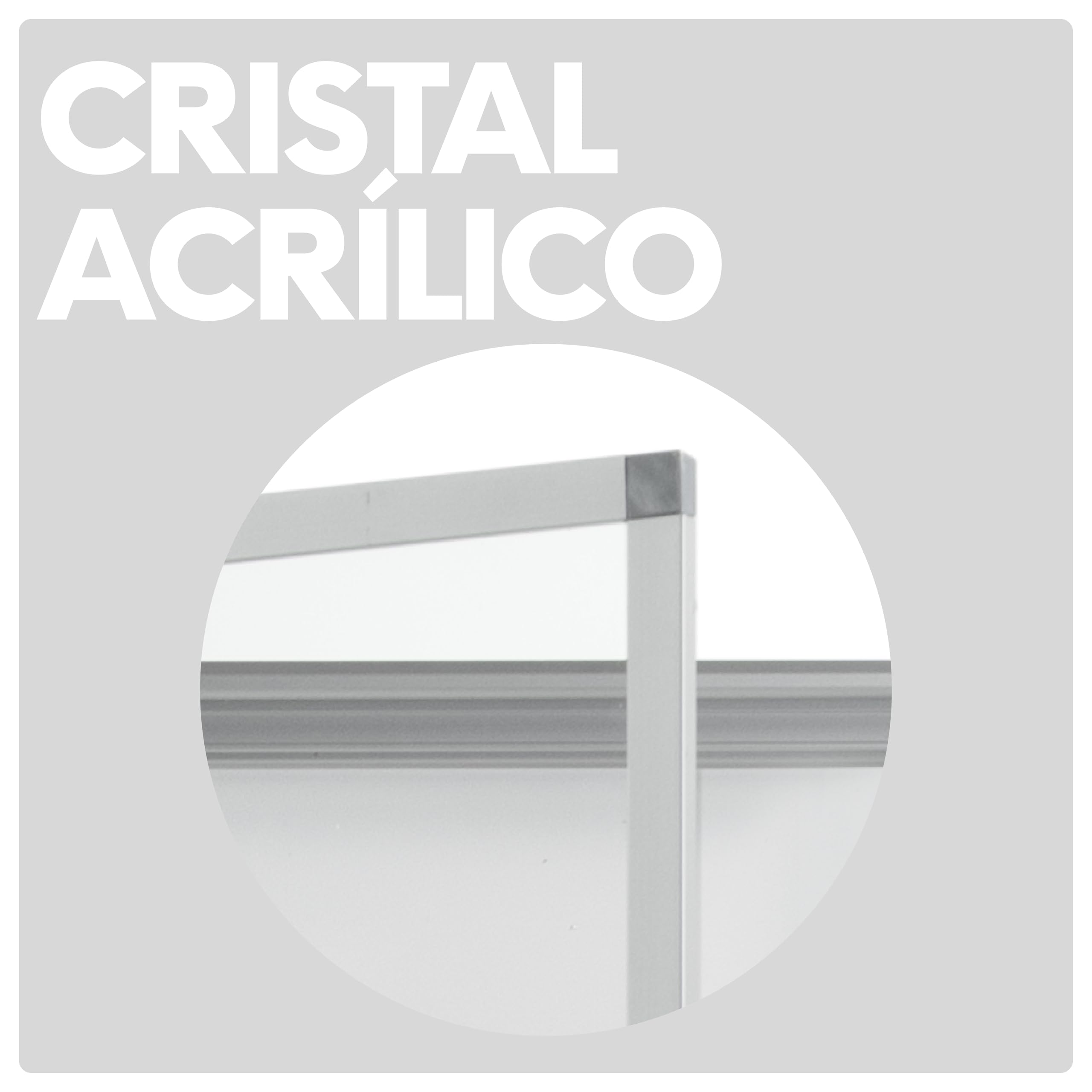 Tablon de Anuncios con Llave 50x70cm | Capacidad para 4 hojas A4 | Tablón Anuncios Exterior o Interior | Aluminio y Policarbonato Resistente | Fondo Metálico Apta para Imánes
