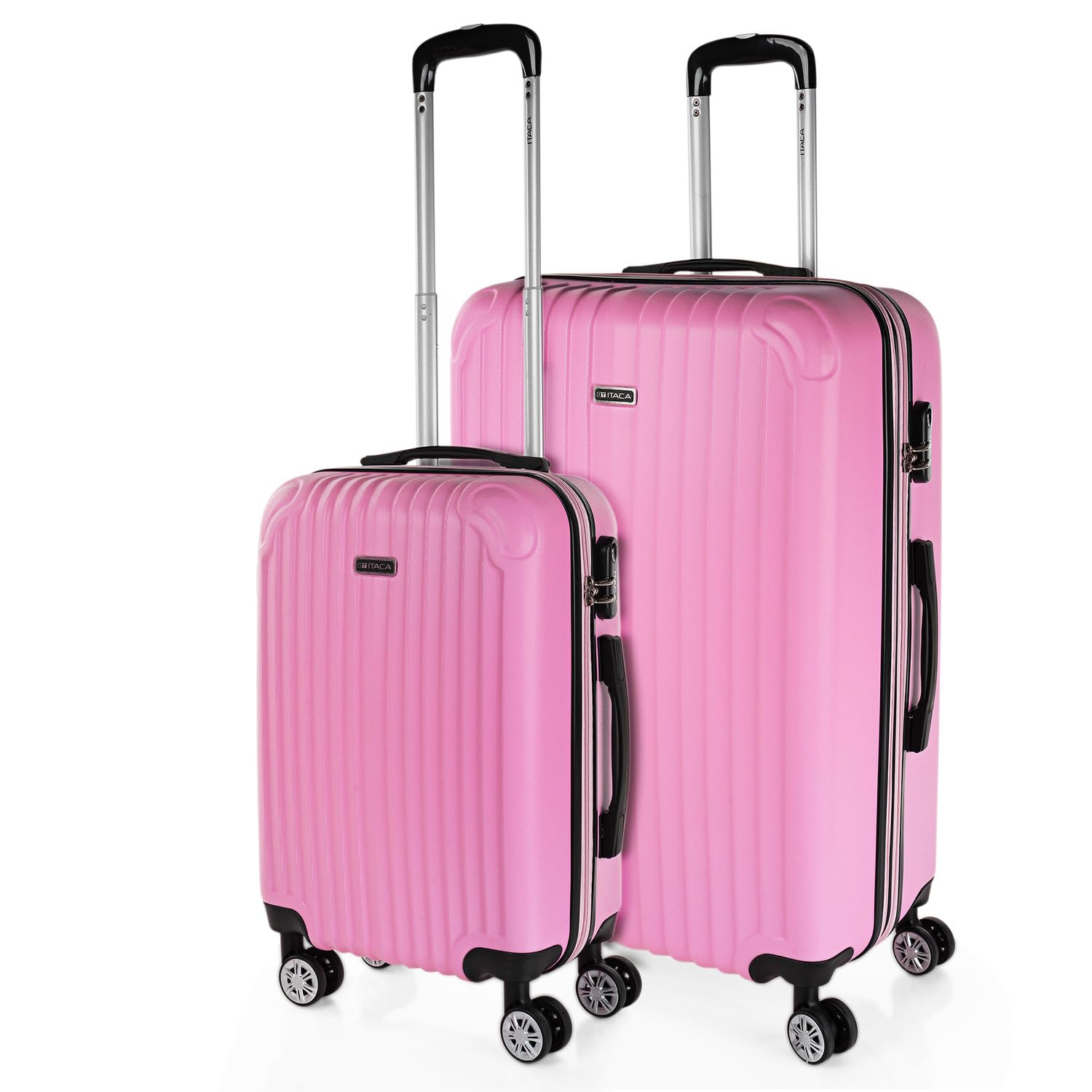 ITACA - Maletas Grandes De Viaje Rígidas Ligeras con 4 Doble Rueda 360° Maleta Grande 23 Kilos Alta Resistencia Extensible Maleta XL Duradera, Mandarina — view 15