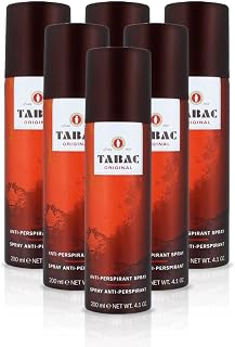 TABAC Original Deodorant Anti-Perspirant, 200 ml - Pack of 6