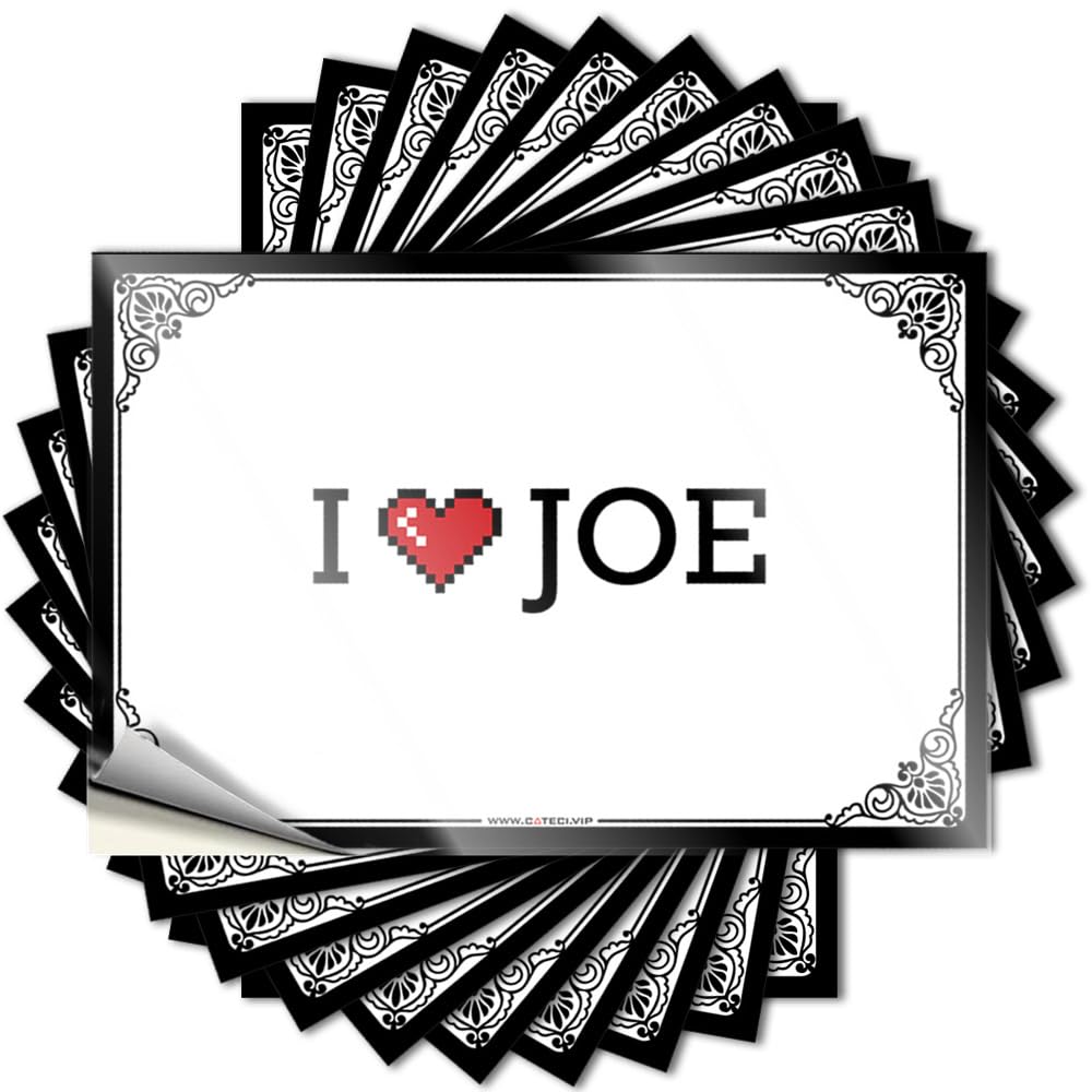 Bumper Lake House Decorations | Snarky Hat I Love Joe for Teens(8X12CM)