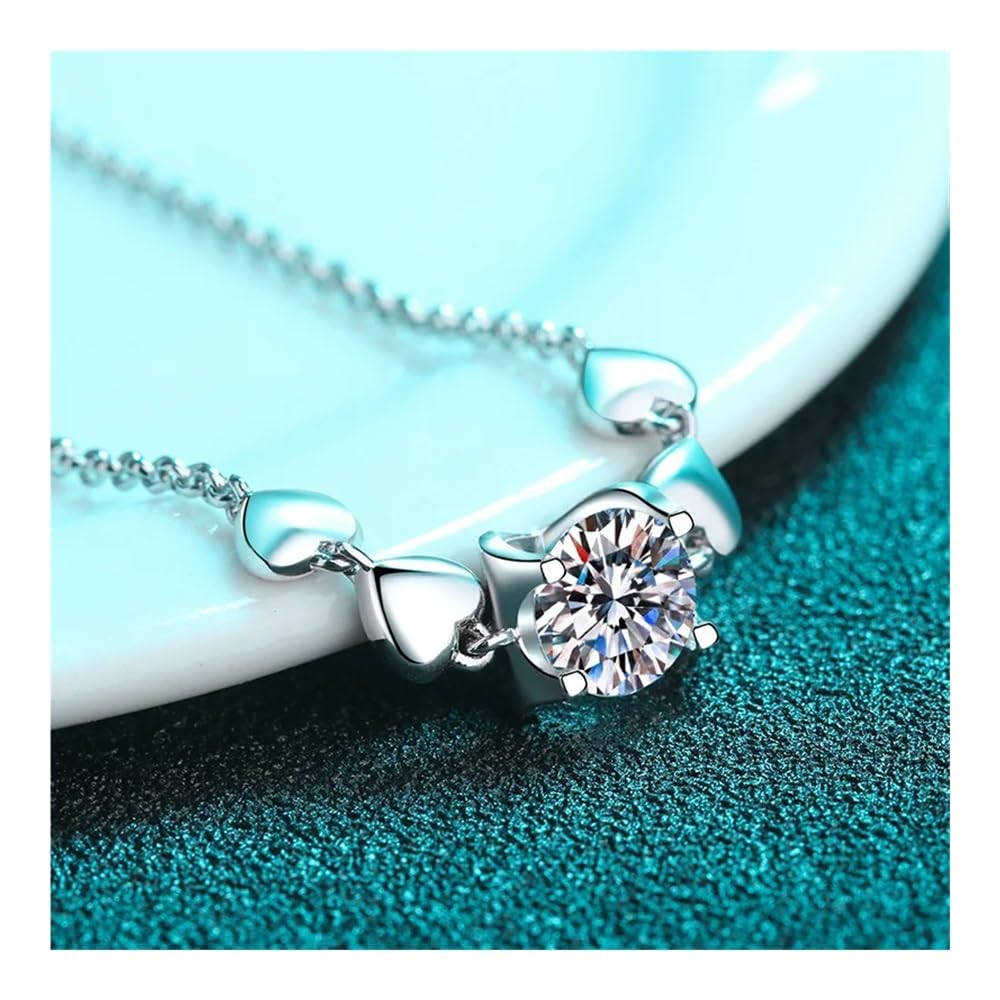 Lussuoso braccialetto con diamanti in moissanite per le donne braccialetto alla moda da 1 carato regalo di nozze di gioielleria