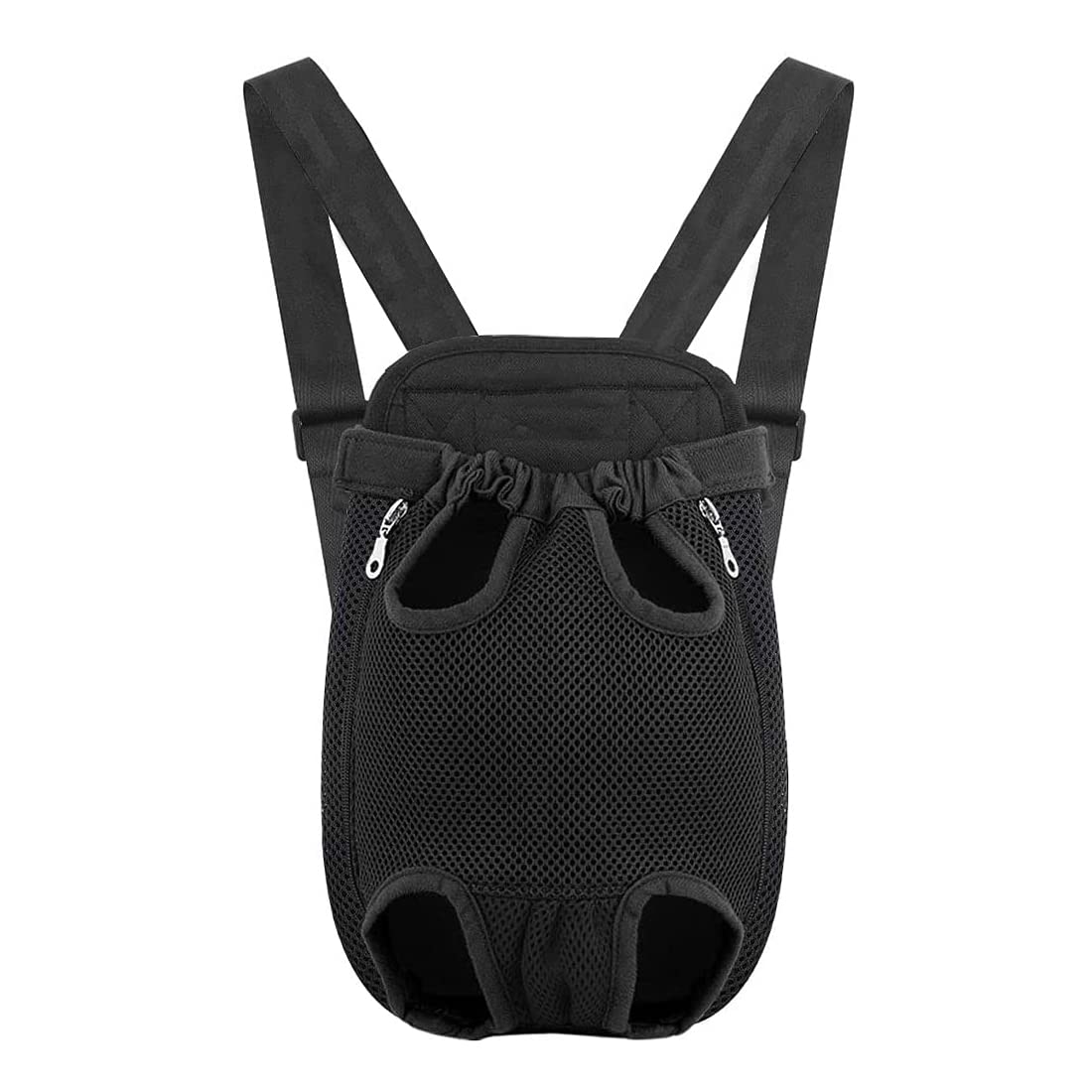 TOMVAES Pet Carrier Backpack, Adjustable Pet Front Cat Dog Carrier Backpack Travel Bag, Legs Out, Easy-Fit for Traveling Hiking Camping for Small Medium Dogs Cats Puppies (S)