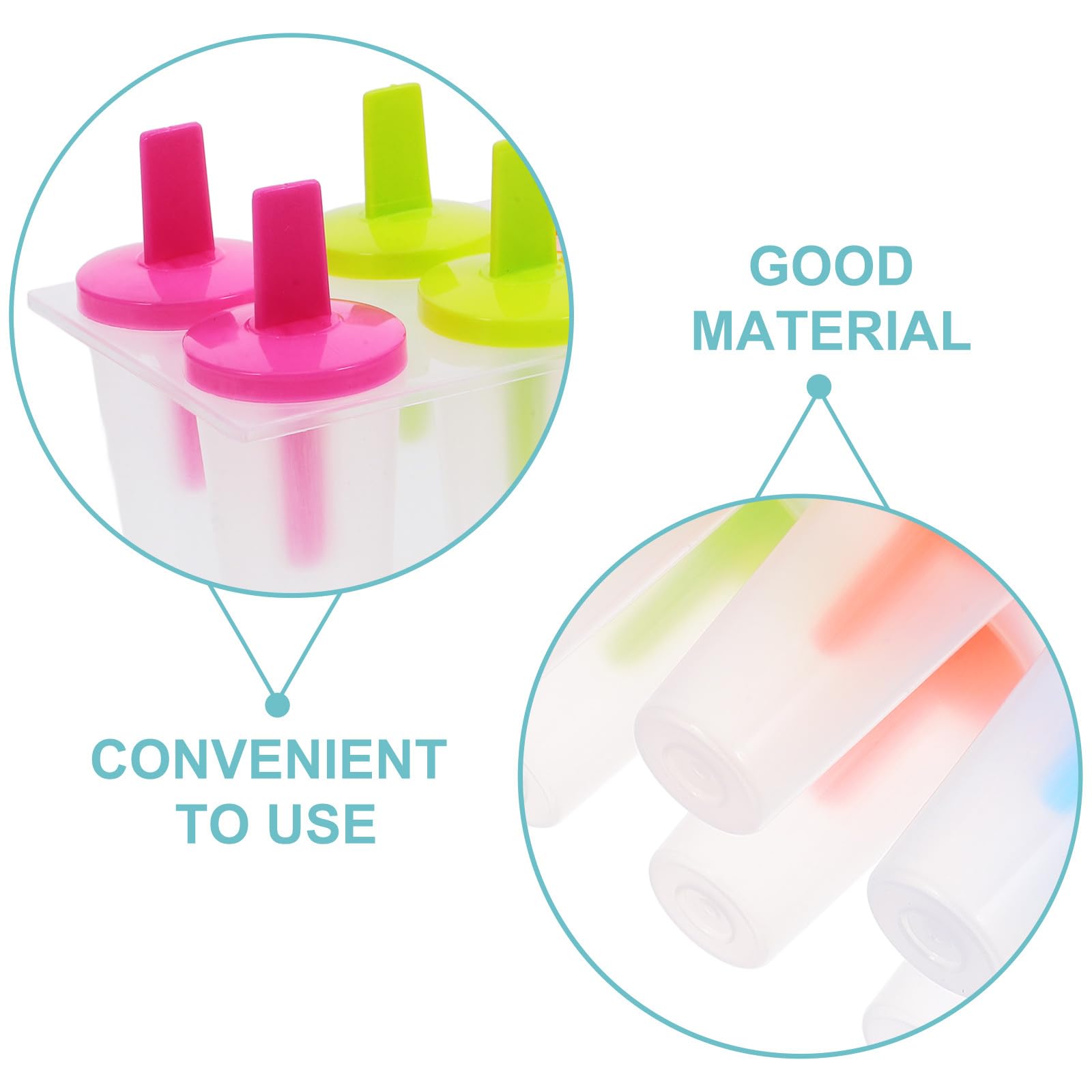 Zerodeko Moldes de silicona reutilizables de fácil liberación para congelador, para jugo casero, yogur, puré de manzana, gelatina, frutas y pudín, 3 juegos para niños, adultos, fiestas, picnics