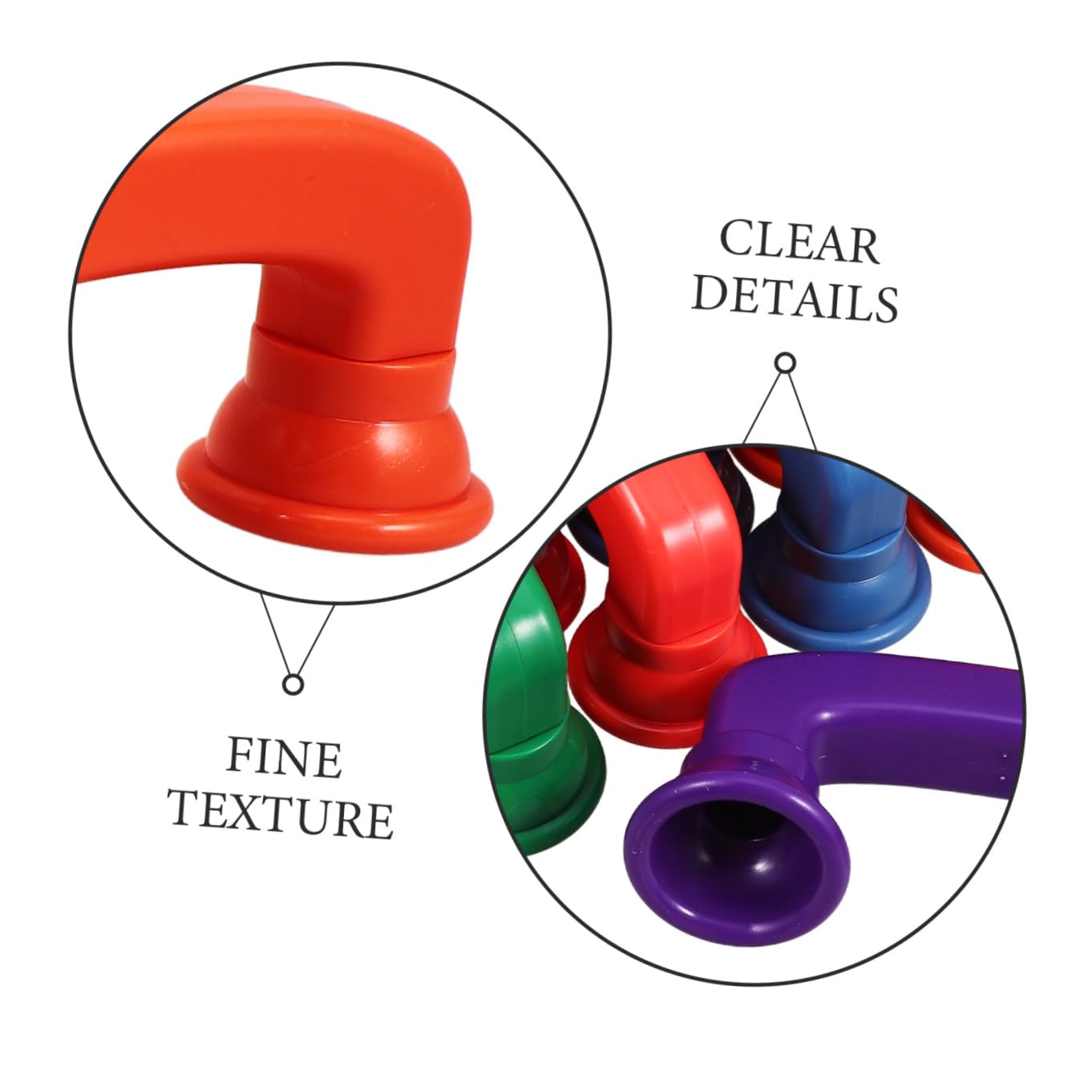 Abaodam Giocattolo Educativo Telefono Sussurrante in Plastica ABS Set da 12 Pezzi Colorati Compatto e Resistente per Sviluppo Udito e Concentrazione Piccoli per Attività Ludiche e