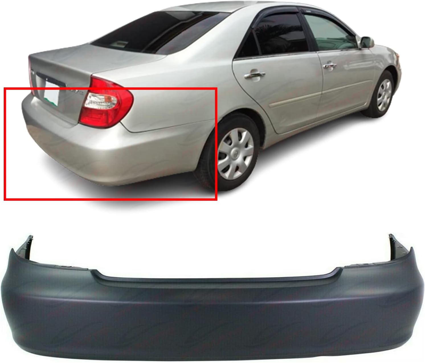 FitParts Compatible with Rear Bumper Cover Fascia 20022006