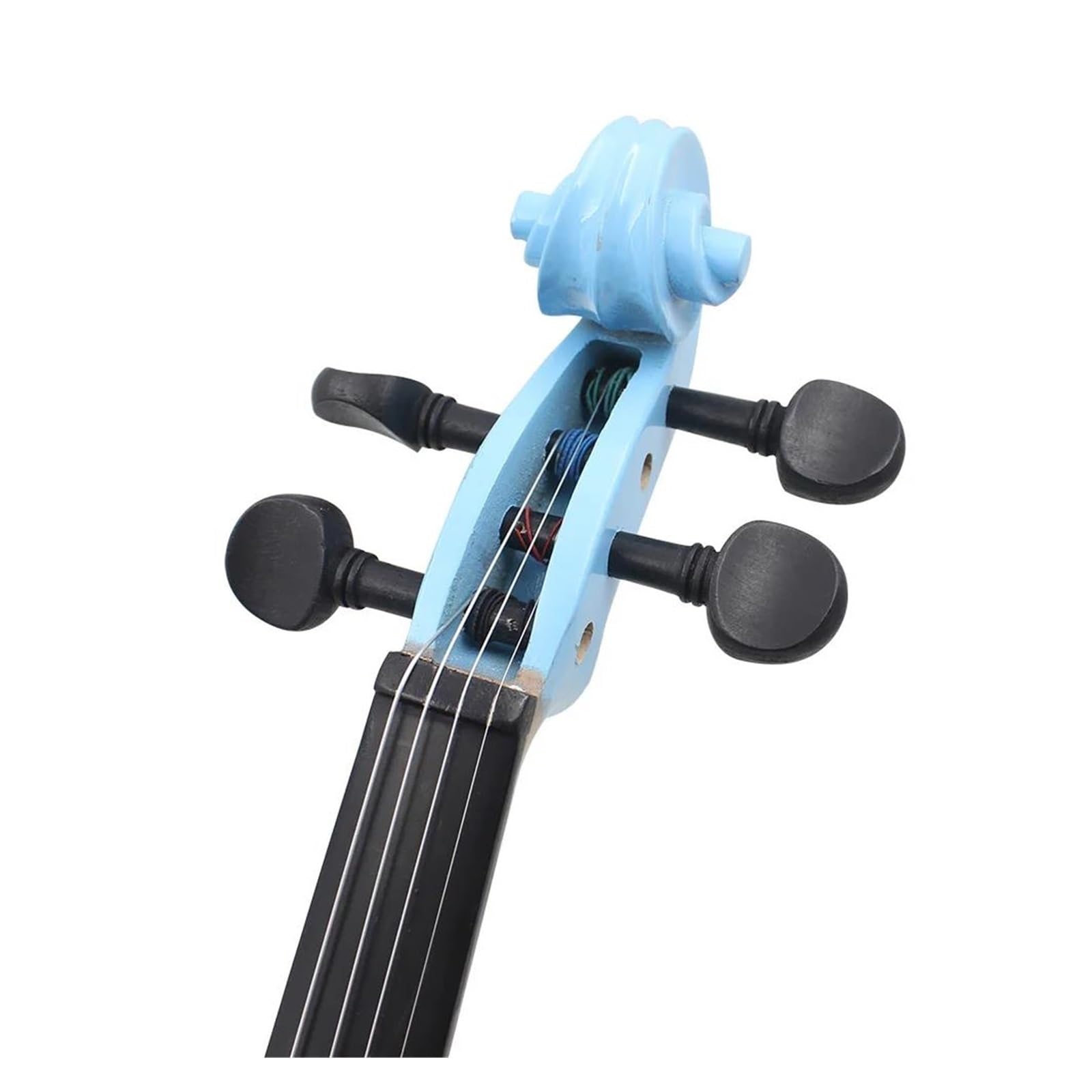 4/4 Skrzypce Jasnoniebieskie Solidne Drewniane Zestaw Instrument Strunowy Instrumenty Strunowe Skrzypcowe