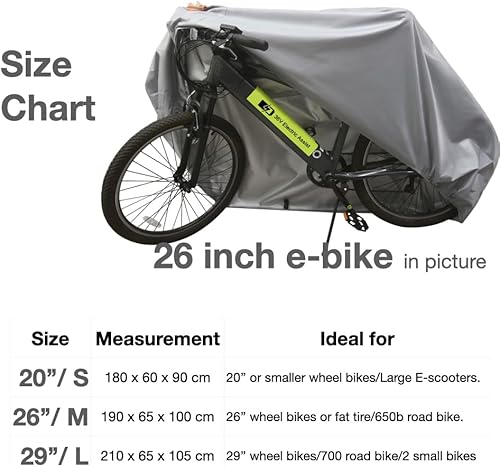 Miniatura 5 de Fundas resistentes para bicicletas, almacenamiento al aire libre, impermeables y resistentes al calor. Ideal para bicicleta eléctrica como cubierta