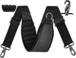 ZINZ Shoulder Strap 67" with Padded, Bag Strap with Dual Buckles and Metal Swivel Hooks for Laptop Bag, Camera Bag and More