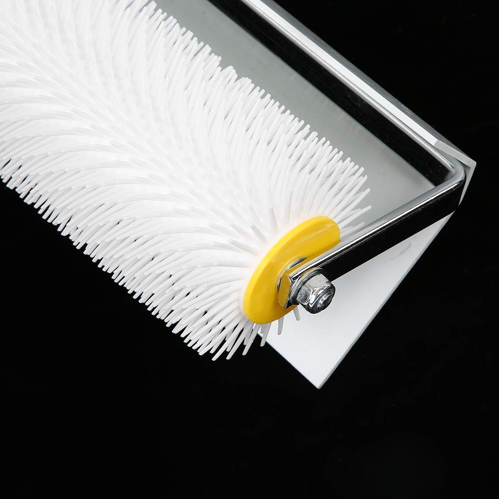 Ausla Rodillo de Ventilación con Púas de 500 mm, Protector contra Salpicaduras, Clavos de 21 mm, Herramienta para Regla Niveladora y Mortero Autonivelante