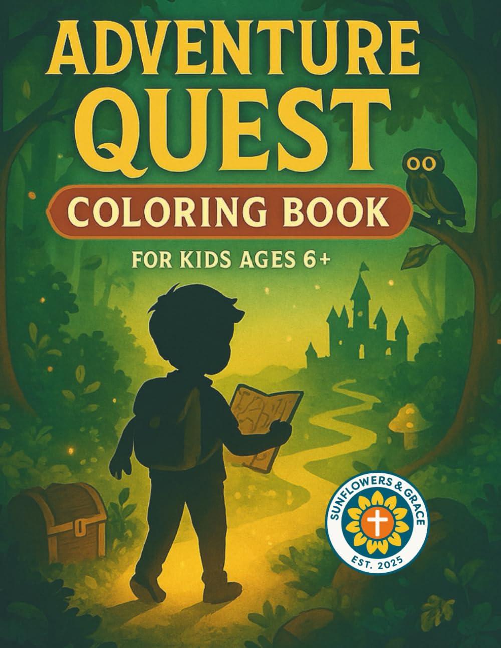Adventure Quest Coloring Book