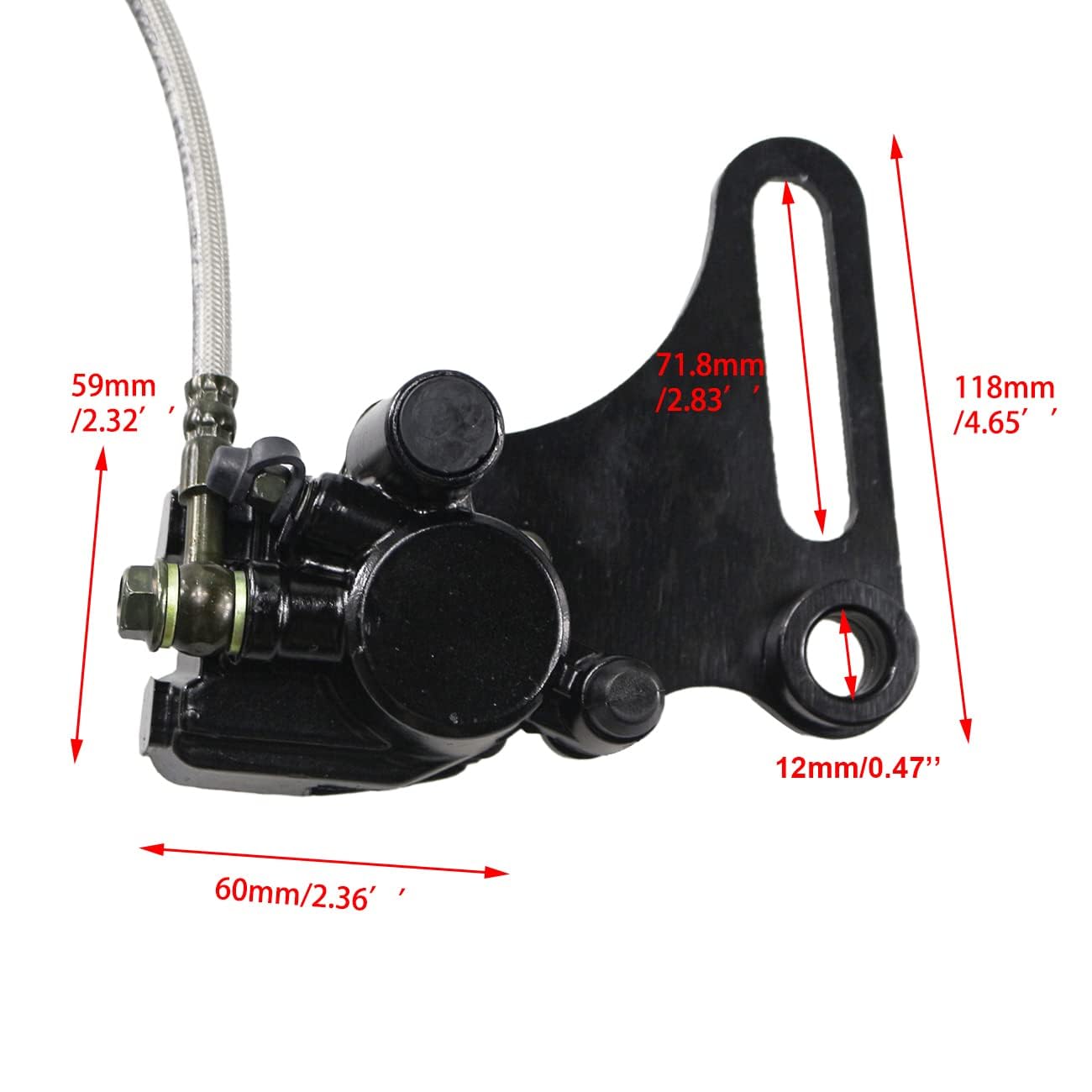 CanonF135mm用　PROBACK Amazon.com: PRO BAT 12mm Rear Disc Hydraulic Brake Assembly