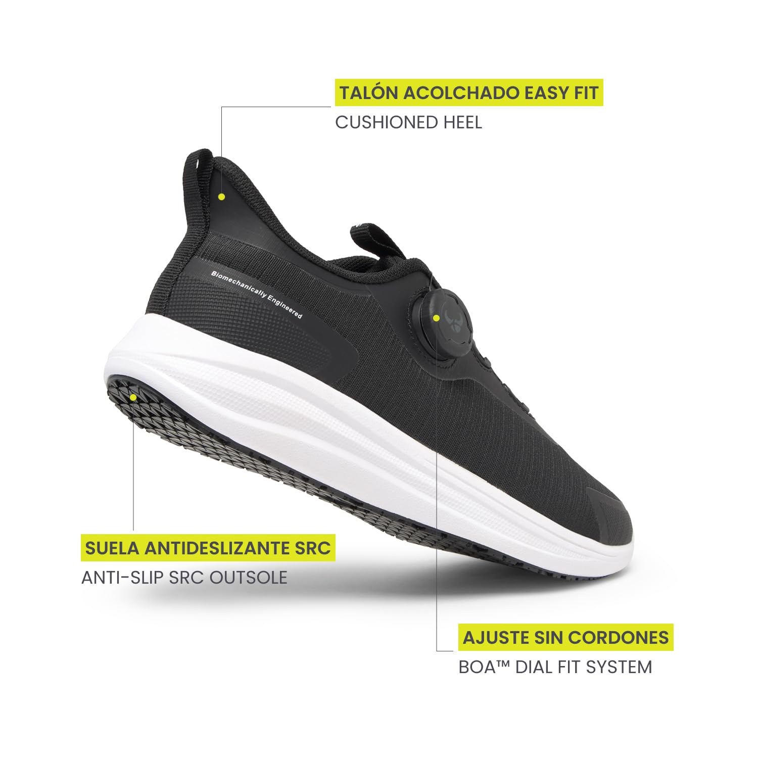 Suecos Hast Zapatillas Sanitarias Mujer y Hombre, Zapatos de Trabajo Sin Cordones Antideslizantes, Calzado Laboral Unisex, Resistentes al Agua y a Aceites, Ultraligeros, EN ISO 20347
