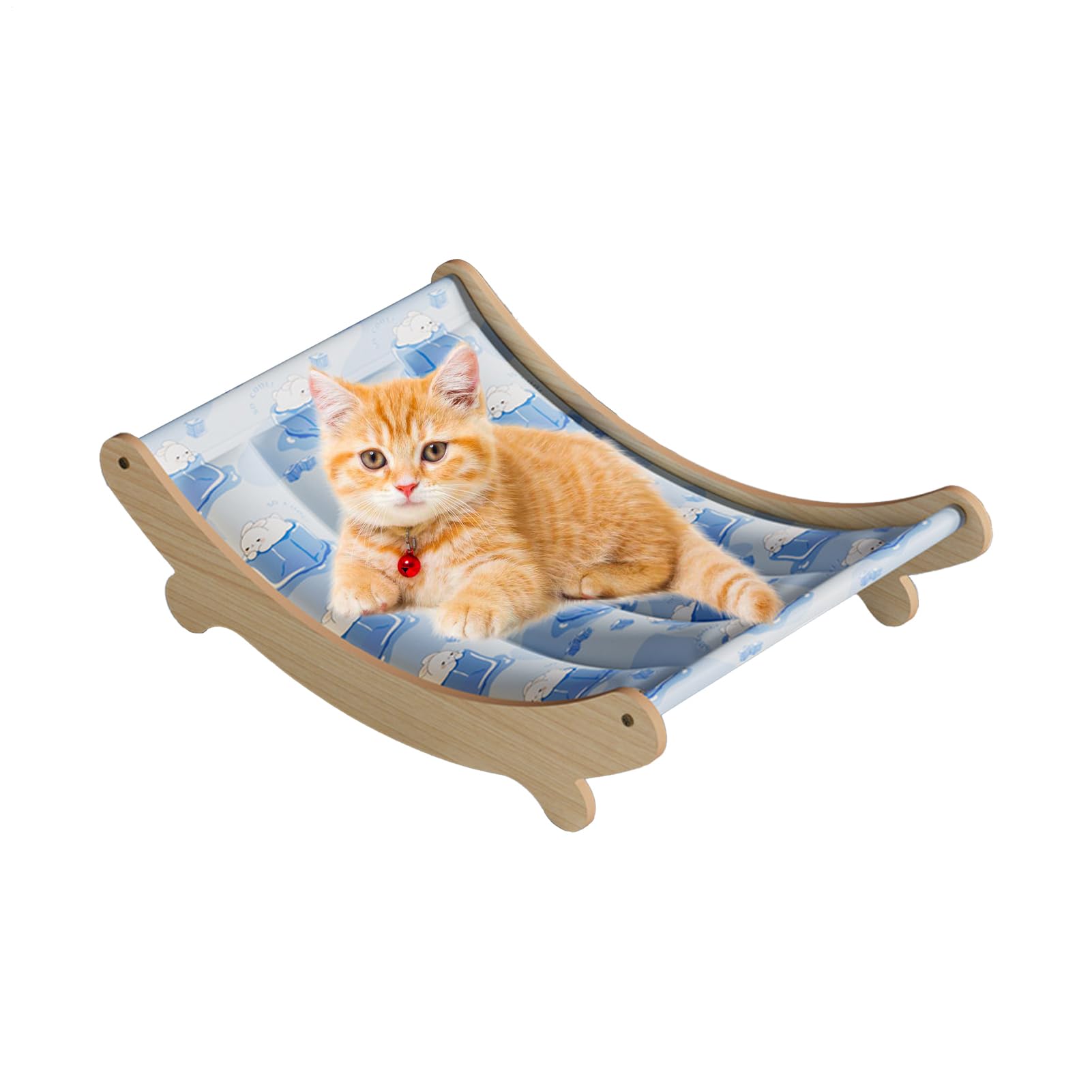 Chaise pour chat lavable et design en bois pour chambre et balcon