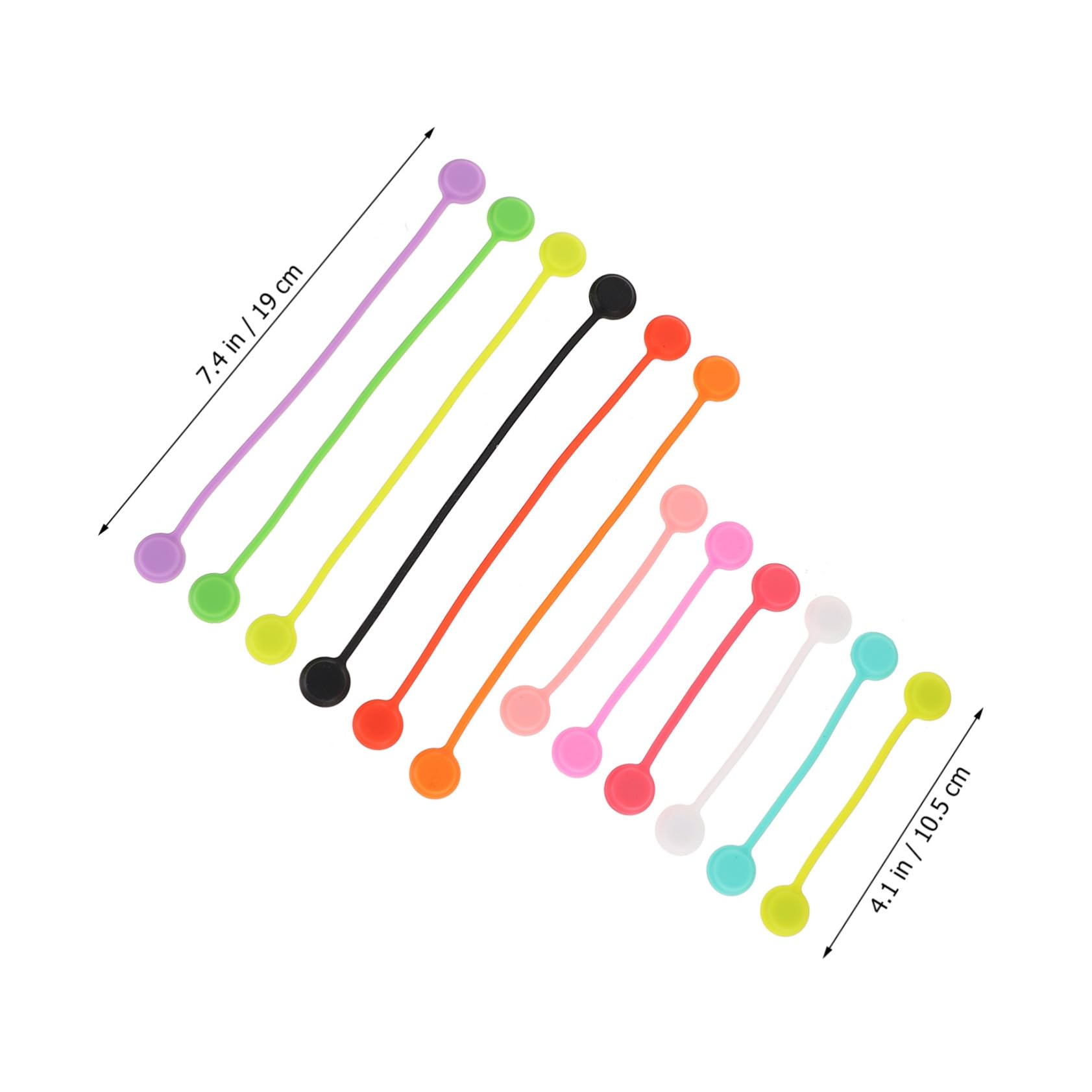 Mikikit 3 Set Di Cavi Dati Supporto Magnetico Avvolgicavo Usb Organizzatore Per Cavi Per Casa Auto Viaggio Supporto Magnetico Per Scrivania 12 Pezzi * 3