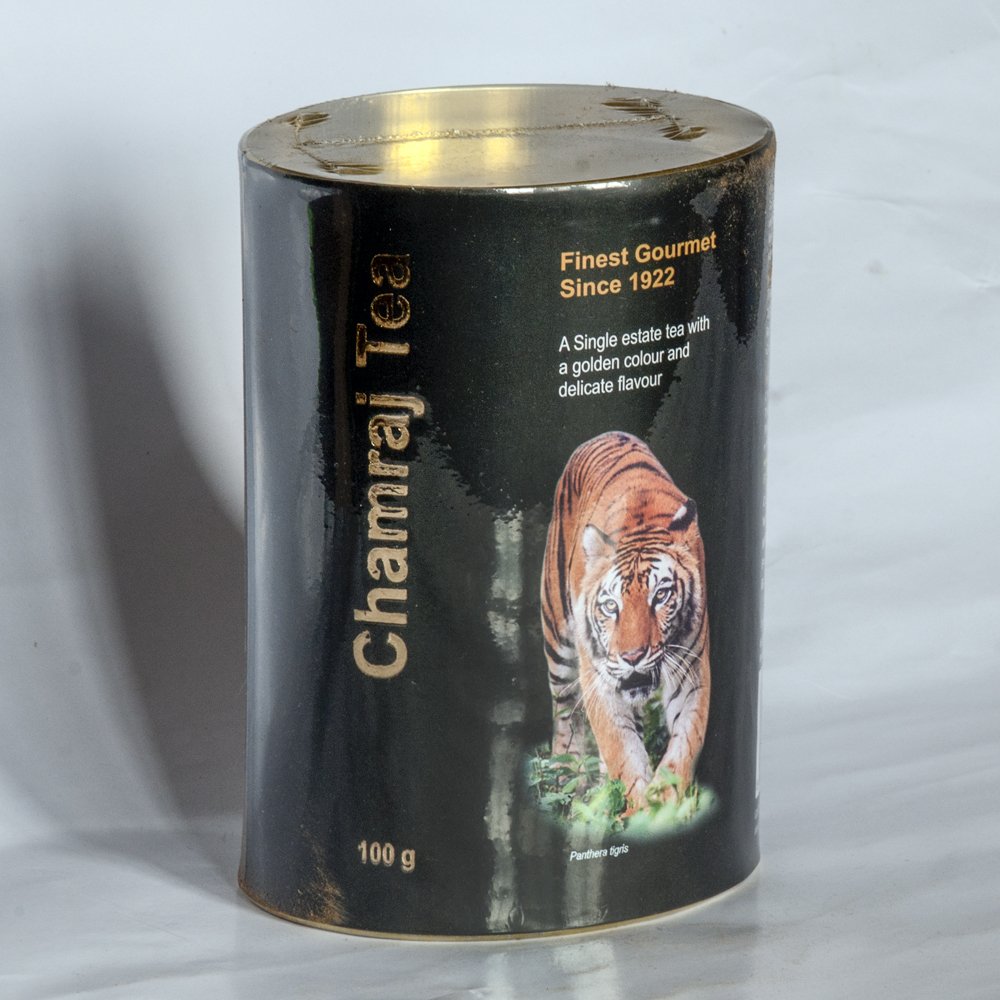 Chamraj Single Estate Black Tea 100gms(50 cups) | High grown Loose tea leaves | Golden brew with delicate flavor| Own Plantation since 1922
