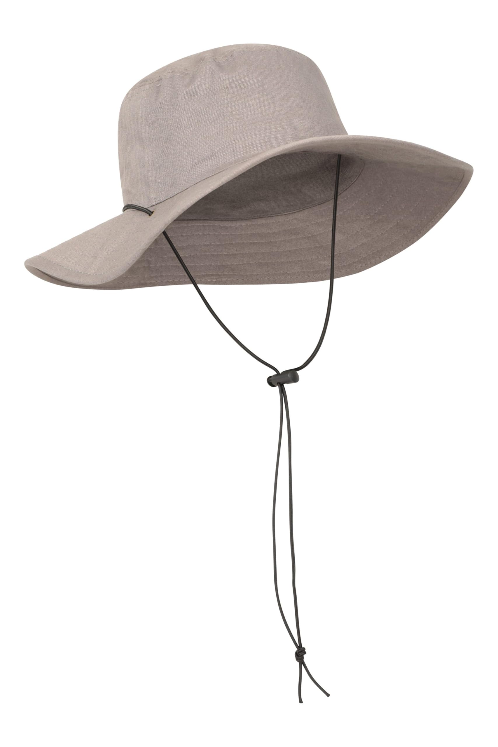 Mountain Warehouse Women's Lightweight Breathable UV Protection Wide Brim Australian Style Hat in Khaki