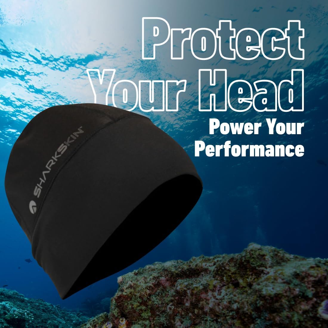 Sharkskin Chillproof Beanie (Unisex) Black Medium-Large - Image 2