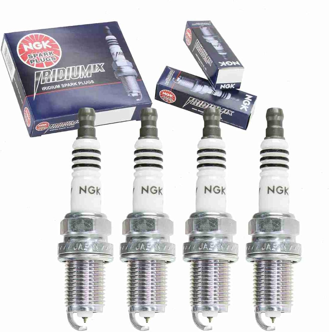 4 pc NGK Iridium IX Spark Plugs compatible with Saab 9-3 2.0L L4 2004-2011