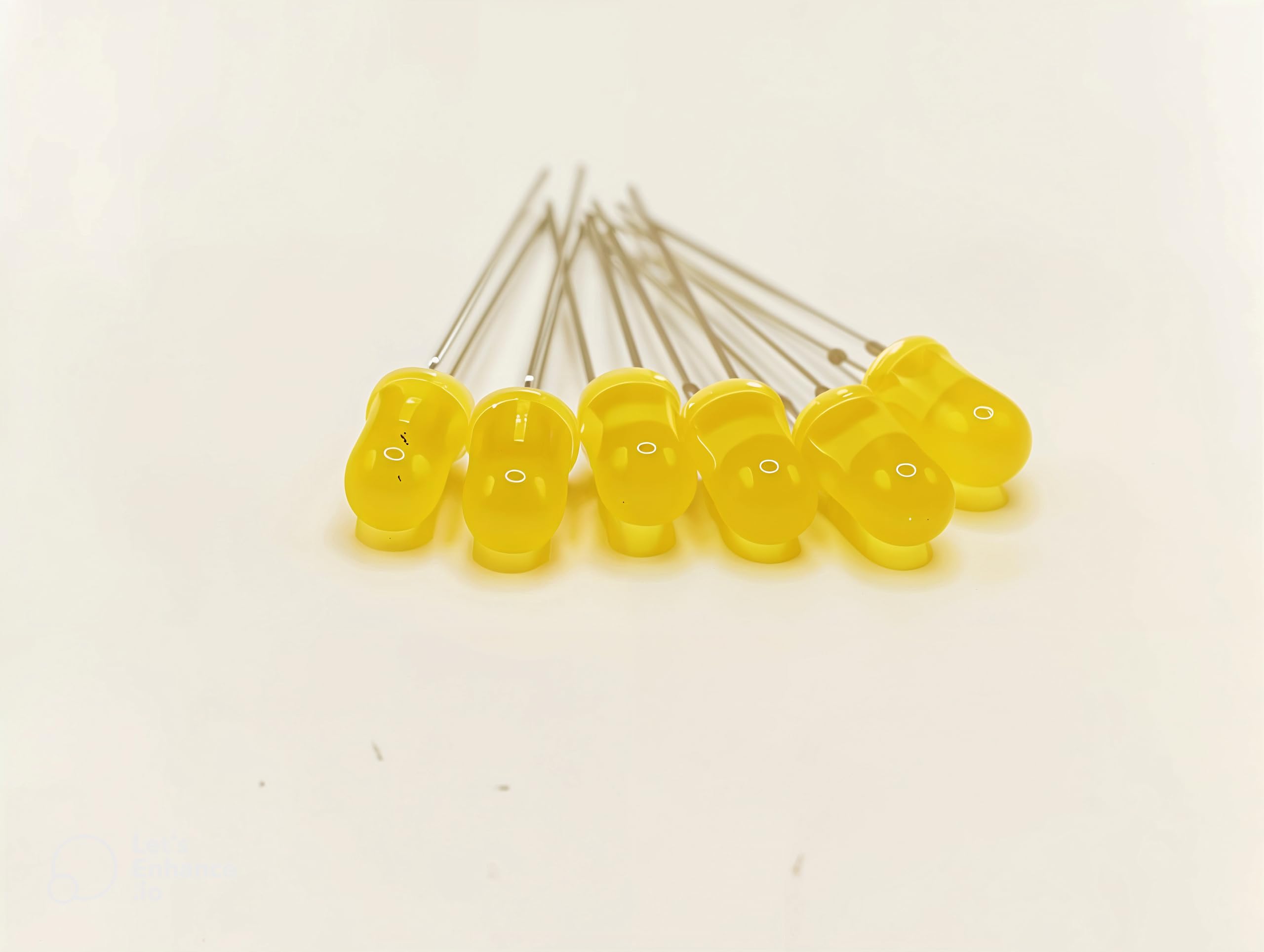 Lalitha Diffused 5mm LED diodes Low Voltage Diffused Diode for, Indicator Lights, Science Project Experiment LED Assortment Kit Electronics Components, (25pcs each color - Total 100 + 10free) - Image 4 thumbnail