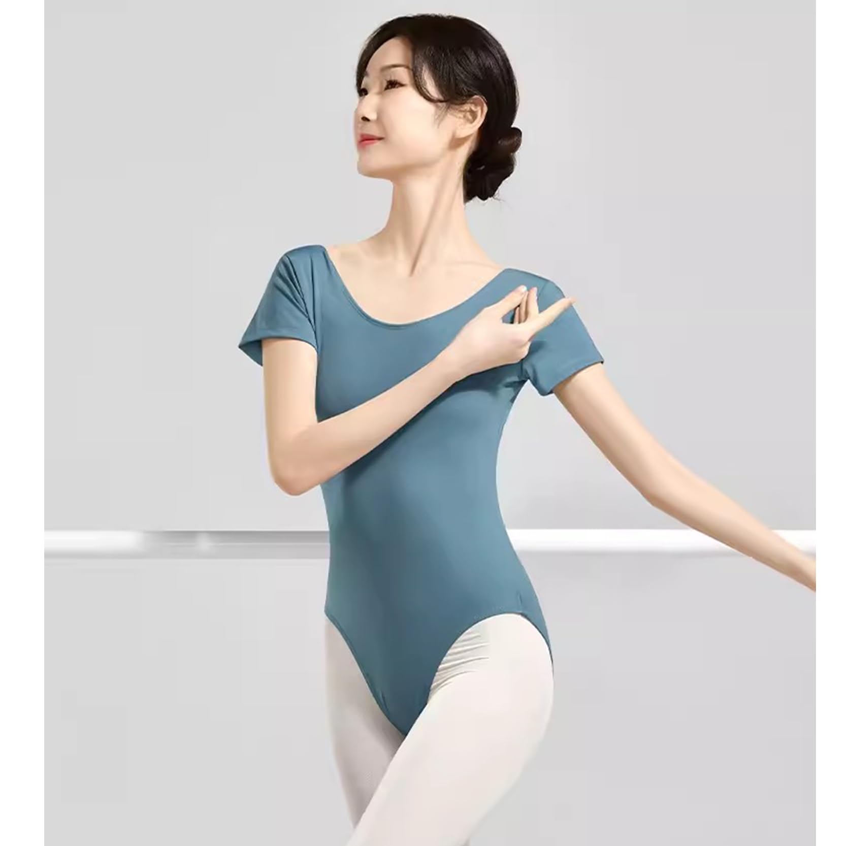 お値下げは13日金曜までにします☆美品☆バレエ☆unoaレオタード unoa ウノアレオタード unoa ウノア バレエレオタード MSサイズ unoa