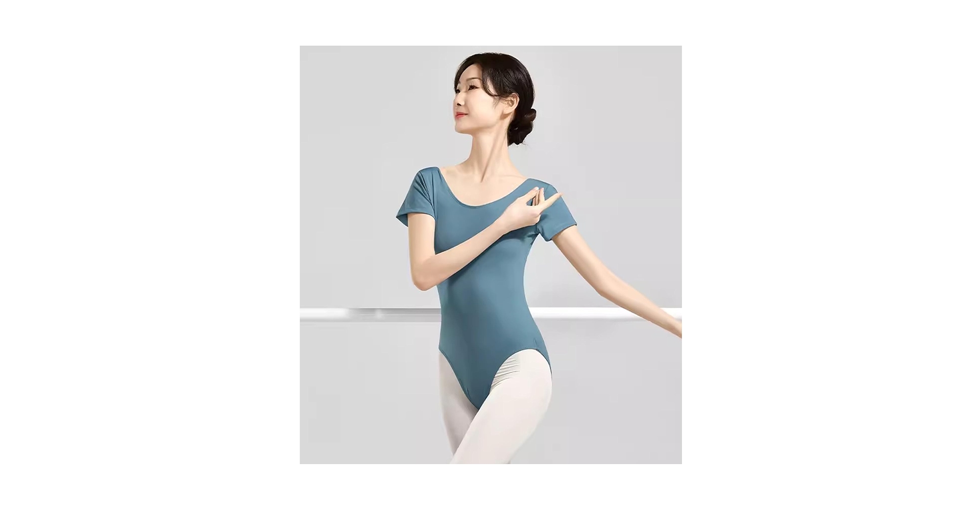 バレエ　スティナレオタード　付属洗濯ネット付き　半袖　M バレエ スティナレオタード 付属洗濯ネット付き 半袖 M バレエ