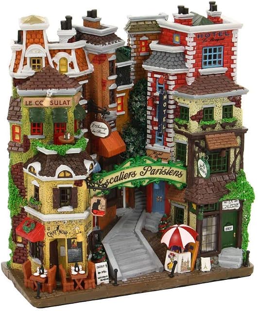 Lemax Christmas Village, Parisian Stairs B/O