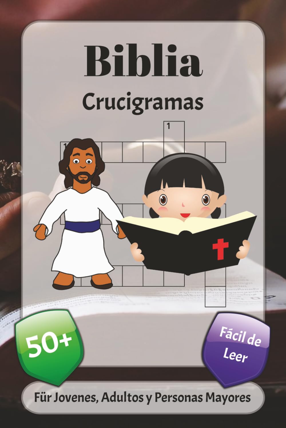 Biblia Crucigramas: Crucigramas con fuente fácil de leer sobre cuentos, fe, tradiciones y más | 6x9 pulgadas, 120 páginas | más de 50 crucigramas… Un ... las fiestas, las vacaciones y la relajación