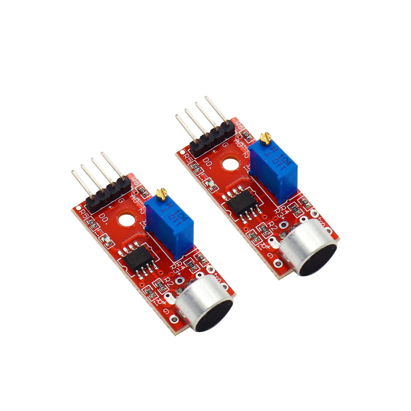 Electronic Spices Microphone Sound Sensor, Voice Sensor High Sensitivity Sound Detection, Whistle Module (Pack of 2)